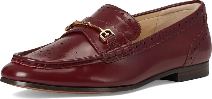 Sam Edelman Liona Women's Flat Shoes French Merlot : 11 M, Leather - Image 5