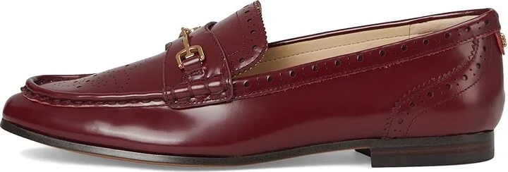 Sam Edelman Liona Women's Flat Shoes French Merlot : 11 M, Leather - Image 6