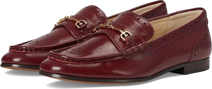 Sam Edelman Liona Women's Flat Shoes French Merlot : 11 M, Leather