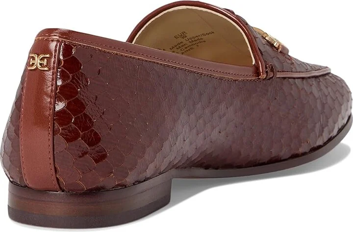 Sam Edelman Loraine 7 Women's Flat Shoes Copper Brown Python : 11 M, Leather - Image 4