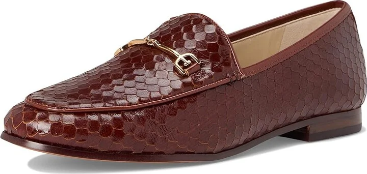 Sam Edelman Loraine 7 Women's Flat Shoes Copper Brown Python : 11 M, Leather - Image 5