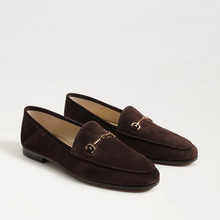 Sam Edelman Loraine Bit Loafer Cafe Noiir Suede