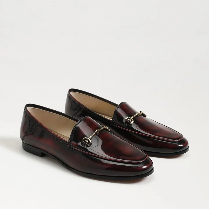 Sam Edelman Loraine Bit Loafer Dark Merlot Leather
