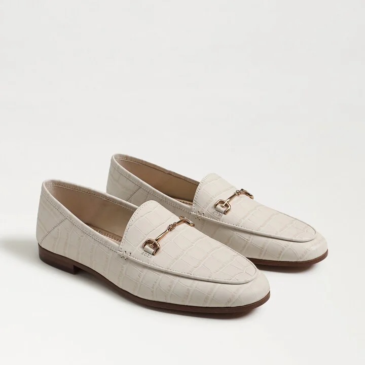 Sam Edelman Loraine Bit Loafer Modern Ivory Croco