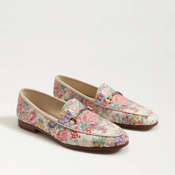 Sam Edelman Loraine Bit Loafer Summer Rose Linen