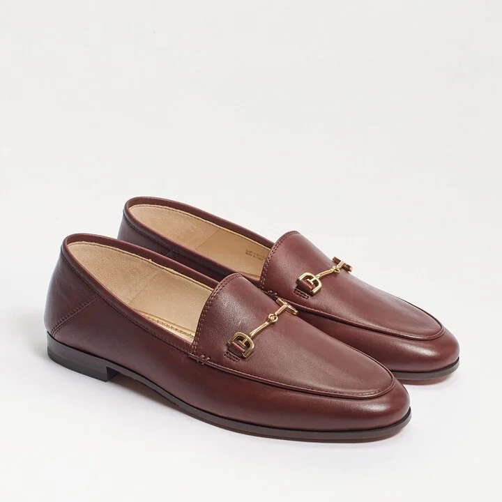 Sam Edelman Loraine Bit Loafer Terazzo Brown Leather