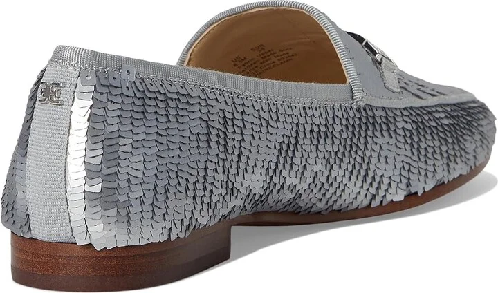 Sam Edelman Loraine Glamour Women's Flat Shoes Silver : 8 M, Leather/Rubber - Image 4