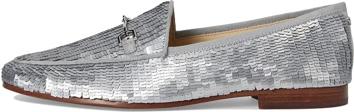 Sam Edelman Loraine Glamour Women's Flat Shoes Silver : 8 M, Leather/Rubber - Image 6