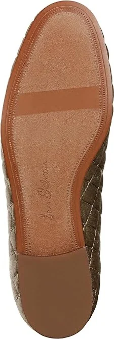 Sam Edelman Loraine Regal Women's Flat Shoes Dark Silver Sage : 10 M, Cotton/Leather - Image 3