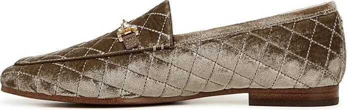 Sam Edelman Loraine Regal Women's Flat Shoes Dark Silver Sage : 10 M, Cotton/Leather - Image 5