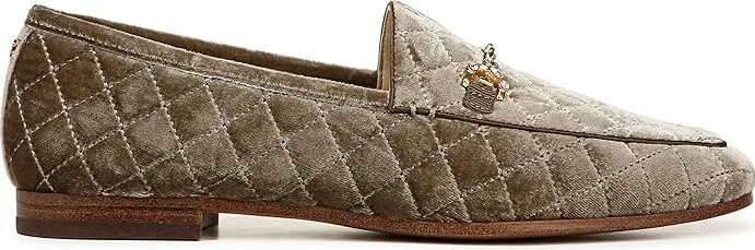 Sam Edelman Loraine Regal Women's Flat Shoes Dark Silver Sage : 10 M, Cotton/Leather - Image 6