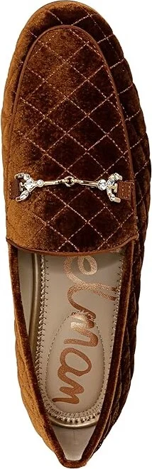 Sam Edelman Loraine Regal Women's Flat Shoes Spiced Camel : 9 M, Cotton/Leather - Image 2