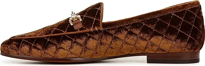 Sam Edelman Loraine Regal Women's Flat Shoes Spiced Camel : 9 M, Cotton/Leather - Image 5