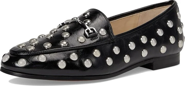 Sam Edelman Loraine Stud Women's Flat Shoes Black Patent Stud : 6.5 M, Synthetic - Image 5