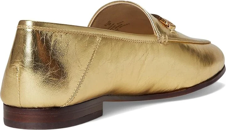 Sam Edelman Loraine Women's Dress Sandals Amber Gold : 9 M, Leather/Textile - Image 4