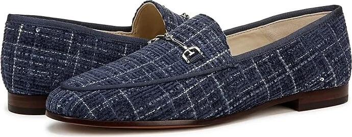Sam Edelman Loraine Women's Dress Sandals Atlantic Blue Tweed : 6.5 M, Leather/Textile