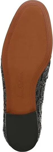 Sam Edelman Loraine Women's Dress Sandals Black Sequin : 8.5 W, Leather/Textile - Image 3