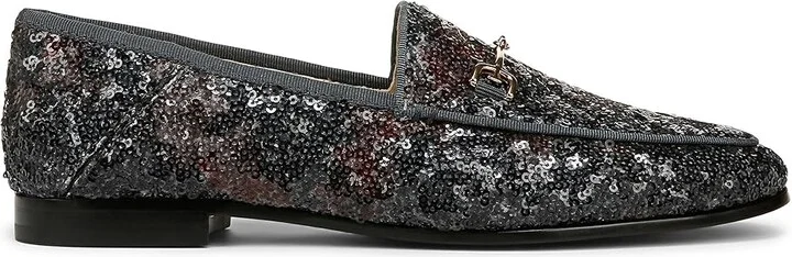 Sam Edelman Loraine Women's Dress Sandals Black Sequin : 8.5 W, Leather/Textile - Image 6