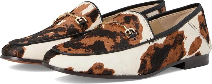 Sam Edelman Loraine Women's Dress Sandals Brown Cow : 9.5 M, Leather/Textile