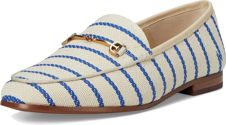 Sam Edelman Loraine Women's Dress Sandals Cobalt Stripe : 6 M, Leather/Textile - Image 5