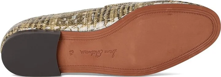 Sam Edelman Loraine Women's Dress Sandals Khaki Plaid : 12 M, Leather/Textile - Image 3