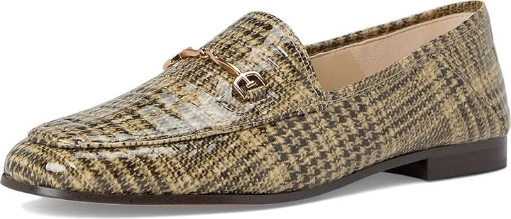 Sam Edelman Loraine Women's Dress Sandals Khaki Plaid : 12 M, Leather/Textile - Image 5