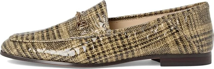 Sam Edelman Loraine Women's Dress Sandals Khaki Plaid : 12 M, Leather/Textile - Image 6