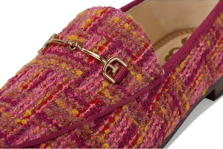Sam Edelman Loraine Women's Dress Sandals Magenta : 8 M, Leather/Textile - Image 7