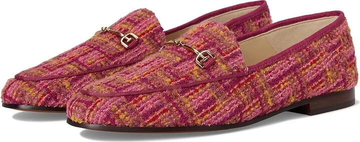 Sam Edelman Loraine Women's Dress Sandals Magenta : 8 M, Leather/Textile