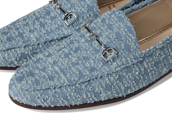 Sam Edelman Loraine Women's Dress Sandals Montrose Blue : 8.5 M, Leather/Textile - Image 7