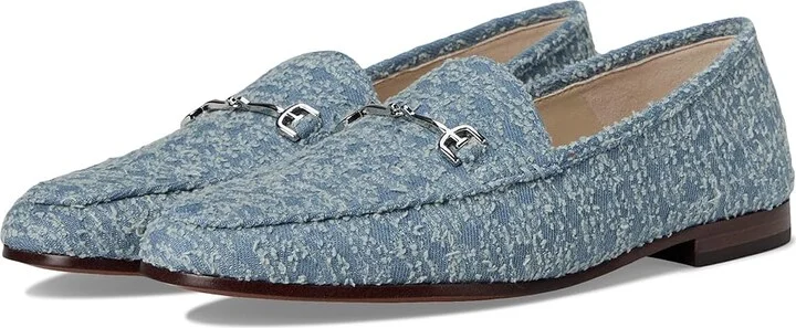 Sam Edelman Loraine Women's Dress Sandals Montrose Blue : 8.5 M, Leather/Textile