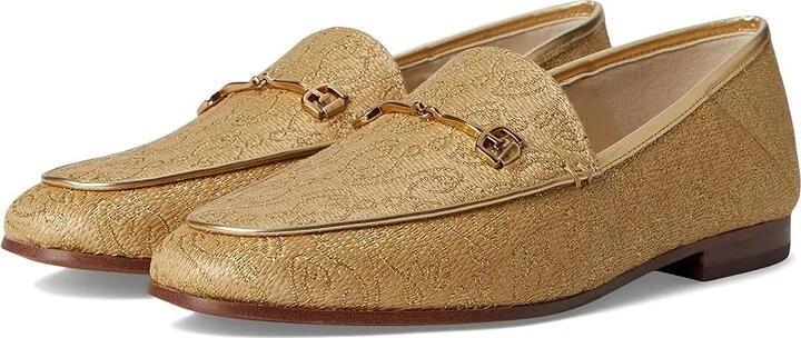 Sam Edelman Loraine Women's Dress Sandals Natural : 10 M, Leather/Textile
