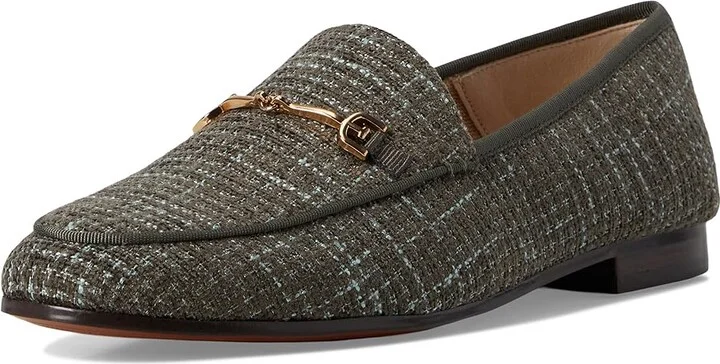 Sam Edelman Loraine Women's Dress Sandals Olive Boucle : 9 M, Leather/Textile - Image 5