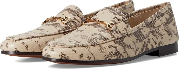 Sam Edelman Loraine Women's Dress Sandals Roccia Lizard : 7 M, Leather/Textile