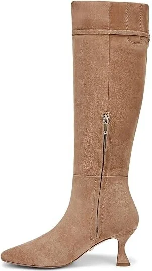 Sam Edelman Lyla High Women's Heels Shoes Almond Taupe : 6.5 M, Leather - Image 5