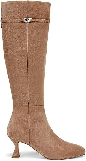 Sam Edelman Lyla High Women's Heels Shoes Almond Taupe : 6.5 M, Leather - Image 6