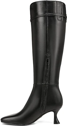 Sam Edelman Lyla High Women's Heels Shoes Black Leather : 9.5 M - Image 5