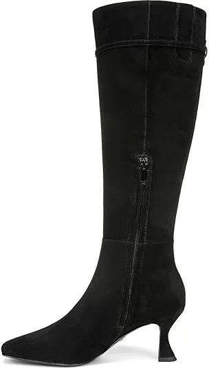 Sam Edelman Lyla High Women's Heels Shoes Black Suede : 11 M, Leather - Image 5