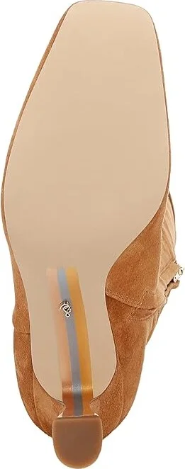 Sam Edelman Lyla High Women's Heels Shoes Harvest Brown : 8 M, Leather - Image 3