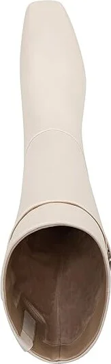 Sam Edelman Lyla High Women's Heels Shoes Modern Ivory : 6.5 M, Leather - Image 2