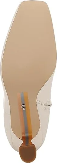 Sam Edelman Lyla High Women's Heels Shoes Modern Ivory : 6.5 M, Leather - Image 3