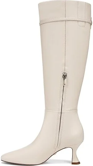 Sam Edelman Lyla High Women's Heels Shoes Modern Ivory : 6.5 M, Leather - Image 5