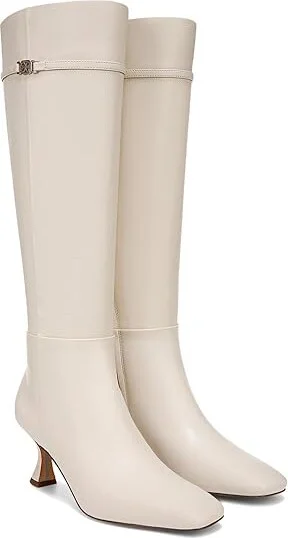 Sam Edelman Lyla High Women's Heels Shoes Modern Ivory : 6.5 M, Leather