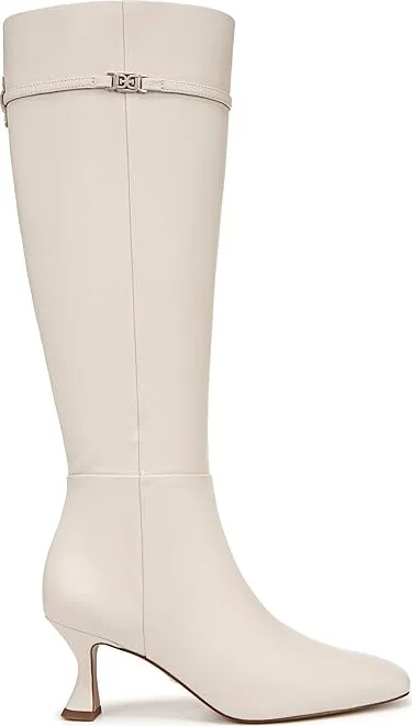 Sam Edelman Lyla High Women's Heels Shoes Modern Ivory Wide Calf : 8 M, Leather - Image 6