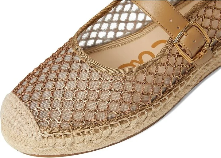 Sam Edelman Mackie Mesh Women's Flat Shoes Amber Gold : 9.5 M - Image 7