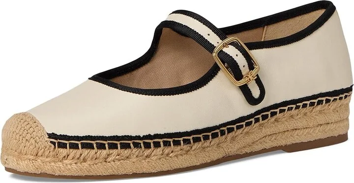 Sam Edelman Mackie Women's Flat Shoes Modern Ivory/Black : 10 M, Leather/Polyester - Image 5