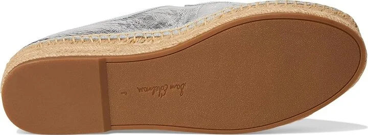 Sam Edelman Mackie Women's Flat Shoes Soft Silver : 8 M, Leather/Polyester - Image 3