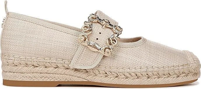 Sam Edelman Maddy Women's Shoes Light Natural : 10 M, Textile - Image 6