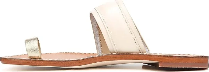 Sam Edelman Margit Women's Shoes Modern Ivory/Gold Leather : 7 M - Image 5
