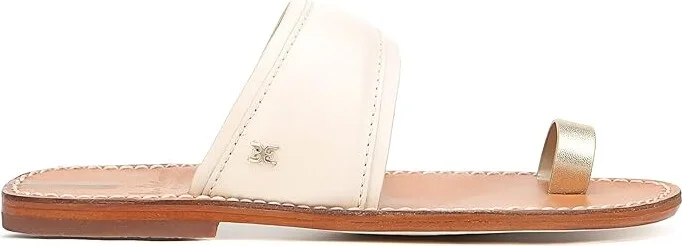 Sam Edelman Margit Women's Shoes Modern Ivory/Gold Leather : 7 M - Image 6